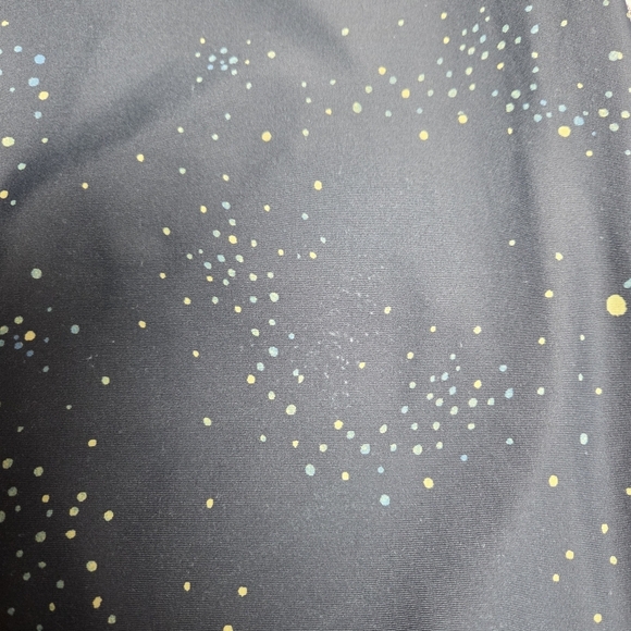 Victoria's Secret Sport Space Galaxy Crop Leggings Women Sz Medium Stars Planets - Picture 7 of 8